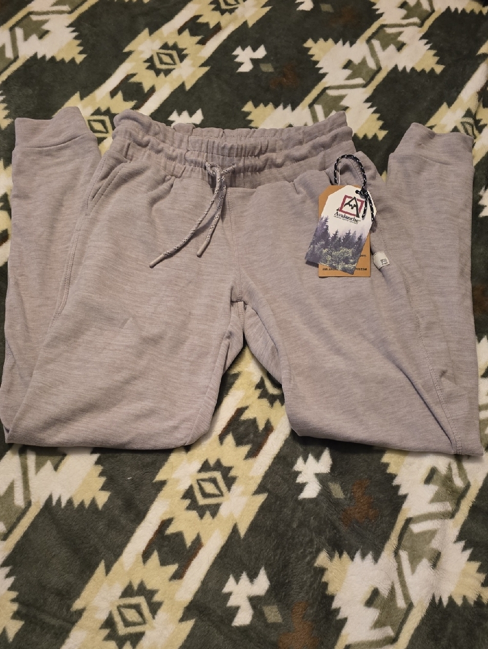 Avalanche Womens Purple Jogger Sweatpants